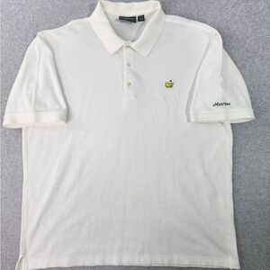 Masters Collection Polo Mens Size XXL White 60s Two-Ply Mercerized Shirt - MINT